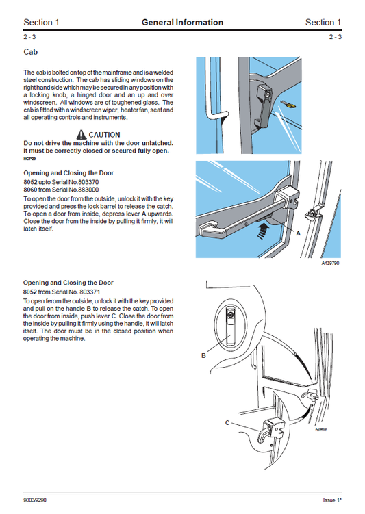 Manual de Reparación Excavadora Midi JCB 8052, 8060