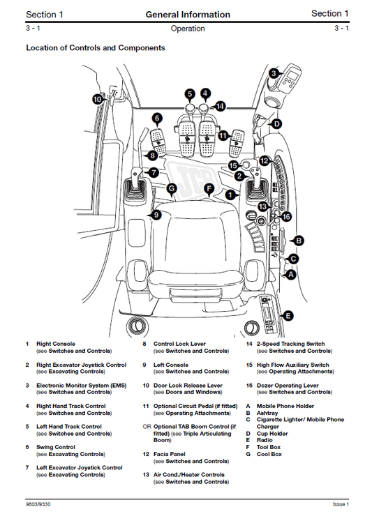 Manual de Reparación Excavadora Midi JCB 8080