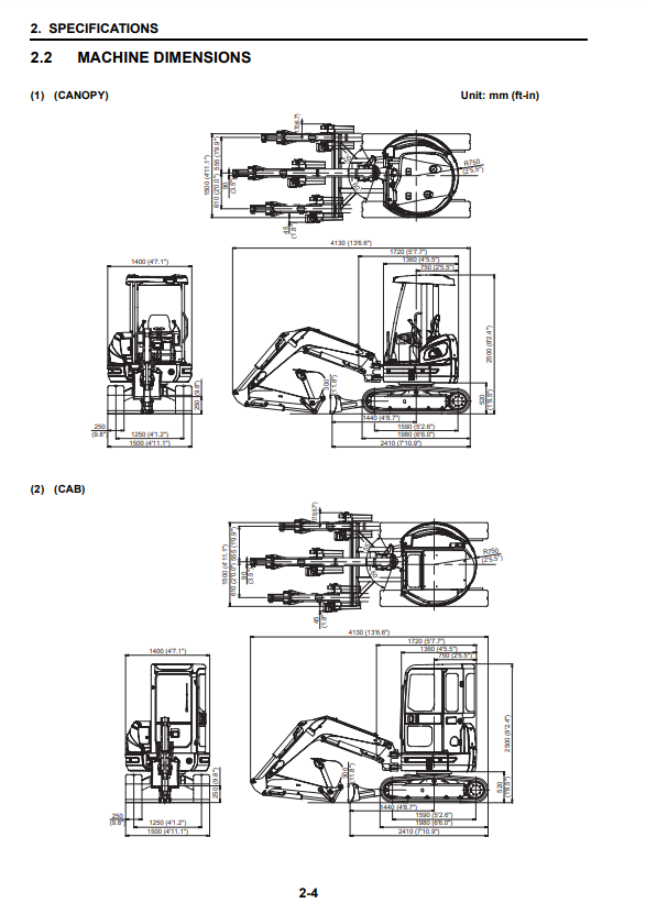 Manual de Reparación Excavadora New Holland E27B