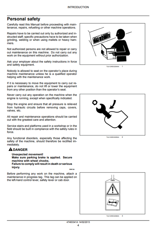 Manual de Reparación Excavadora New Holland E485C
