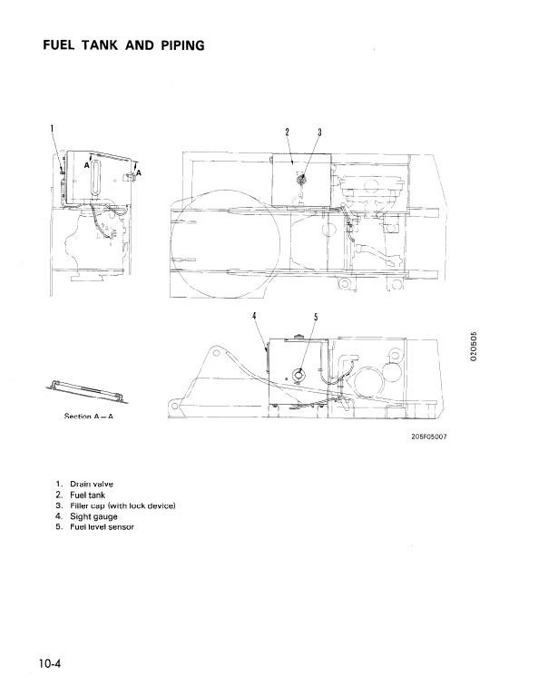 Manual de Reparación Excavadota Komatsu PC200-5, PC200LC-5, PC220-5, PC220LC-5