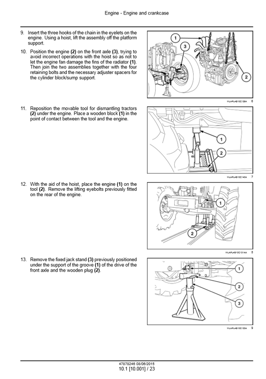 Manual de Reparación Farmall Case 90C, 100C, 110C, 120C