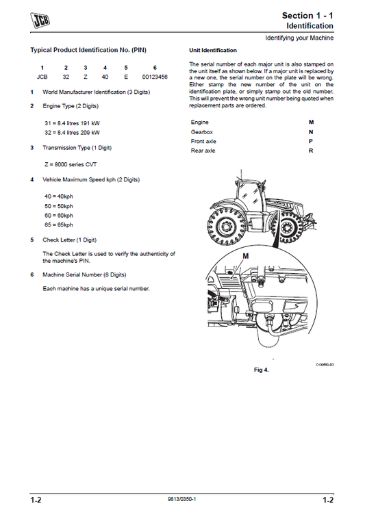Manual de Reparación Fastrac JCB 8280 y 8310