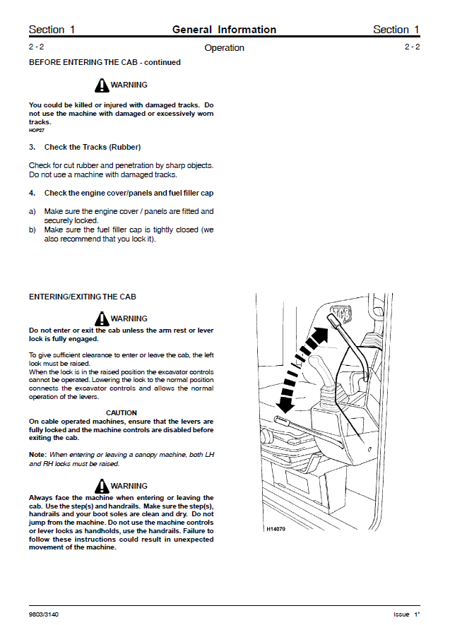 Manual de Reparación JCB Mini Excavadora 802 802.4 802