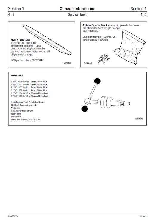 Manual de Localización de Averias JCB ROBOT 190, 1110