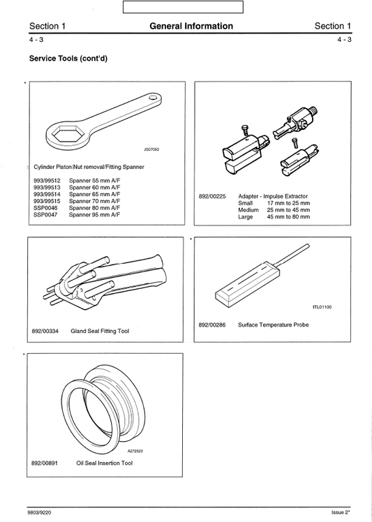 Manual de Reparación Servicio de Ejes JCB SD 55 y ST