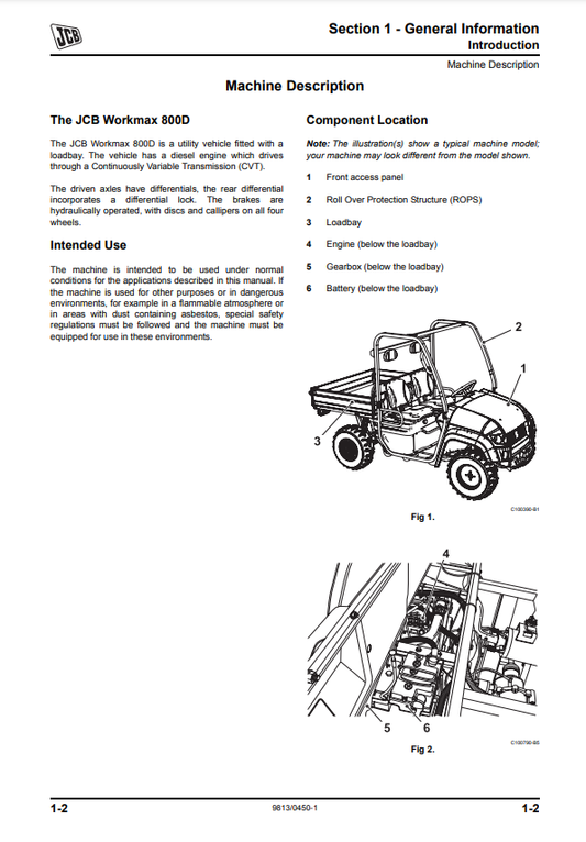 Manual de Reparación JCB Workmax 800D