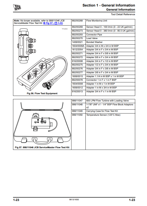 Manual de Reparación Liftall JCB 1253,1202,1553,1554