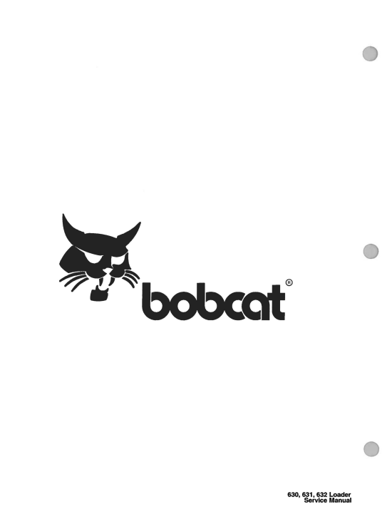 Manual de Reparación Minicargador Bobcat 630, 631, 632