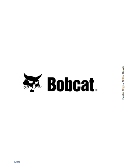 Manual de Reparación Minicargador Bobcat A300 Turbo