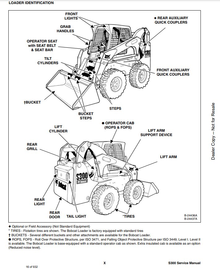Manual de Reparación Minicargador Bobcat S300