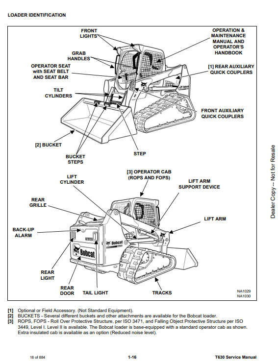 Manual de Reparación Minicargador Deslzante Bobcat T630
