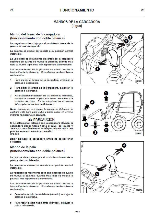 Manual del Operador Minicargador JCB Robot 160, 170, 170HF