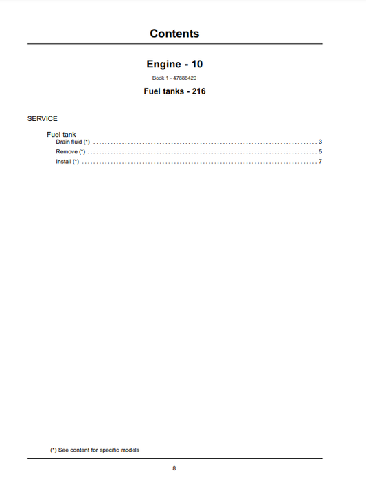 Manual de Reparación Minicargador New Holland L221 , L228 , C227 , C232 200