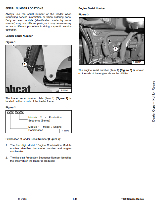 Manual de Reparación Minicargador de Cadenas Bobcat T870