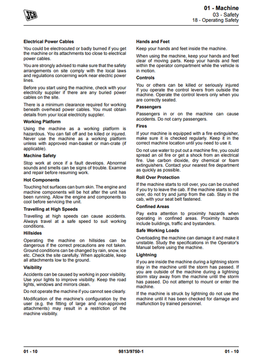 Manual de Reparación Minicargadores JCB 135, 150T, 155, 175, 190T, 205T, 210, 215