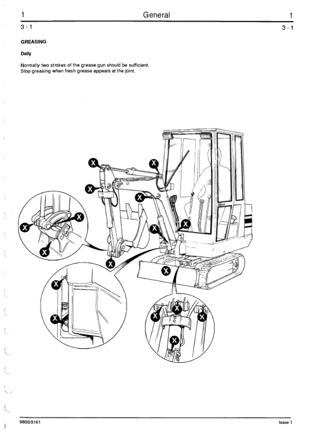 Manual de Reparación Miniexcavadora JCB 801