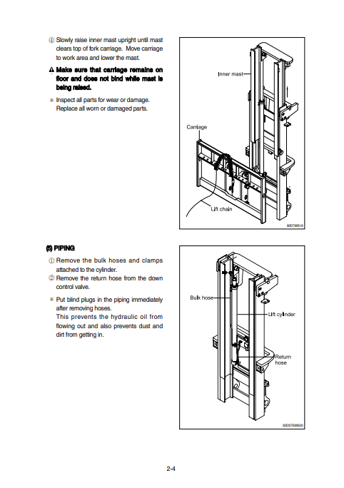 Manual de Reparación Montacargas Hyundai 80D-7E