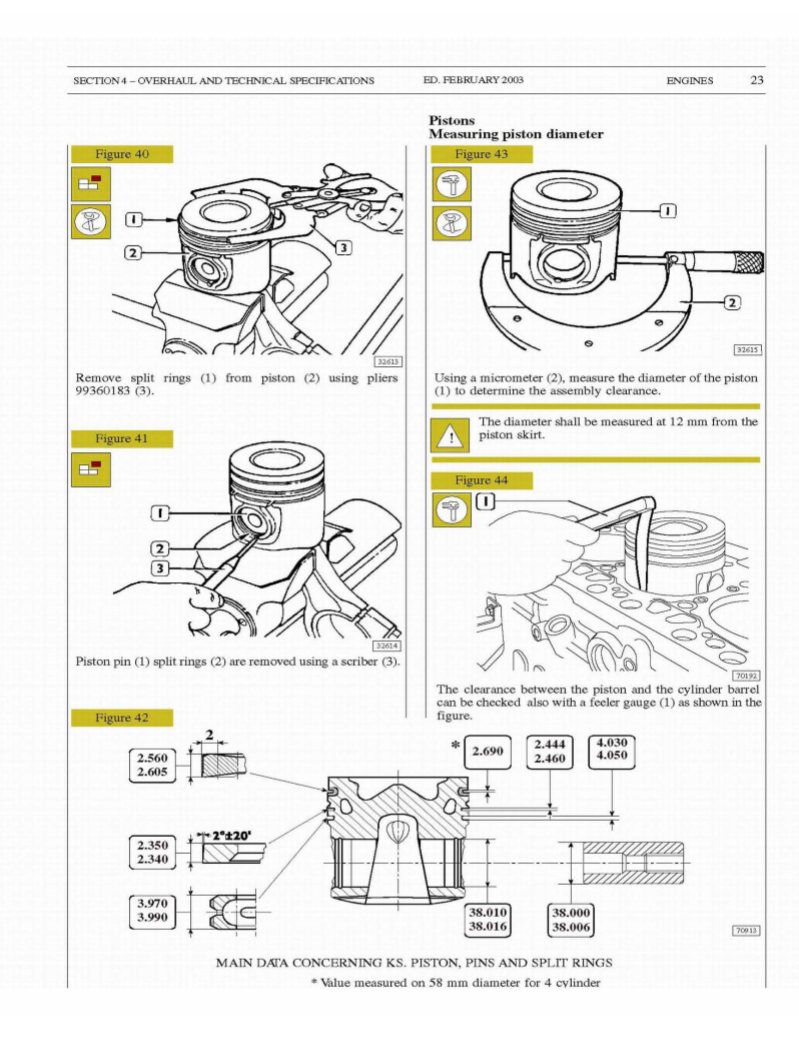 Manual de Reparación Motor Case 445-M2, 445T-M2 , 668T-M2