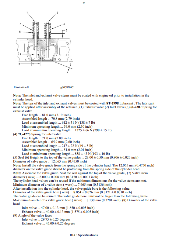Manual de Reparación Motor Caterpillar 3114, 3116 y 3126
