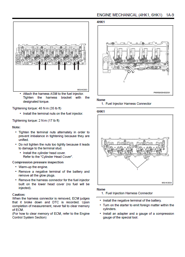 Manual de Reparación Motor Isuzu 4HK1, 6HK1 relacionado con el producto JCB