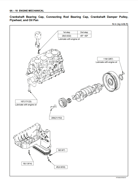 Manual de Reparación Motor Isuzu Dmax 4JA1, 4JH1-TC (Solución de Problemas)