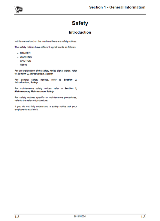 Manual de Servicios Motor Excavadora JCB JS300, JS330, JS370 Tier 4i Isuzu