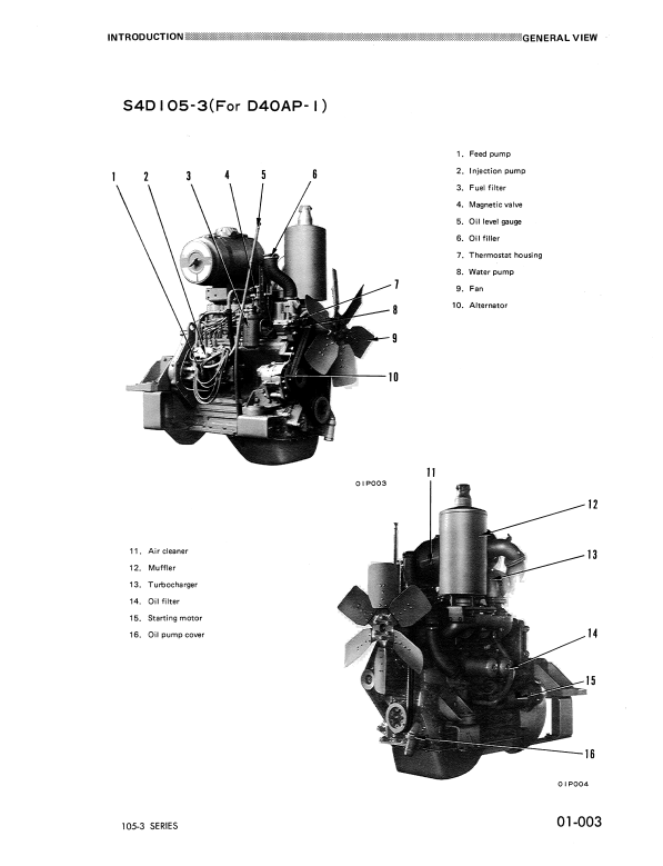Manual de Reparación Motor Komatsu 105 Series