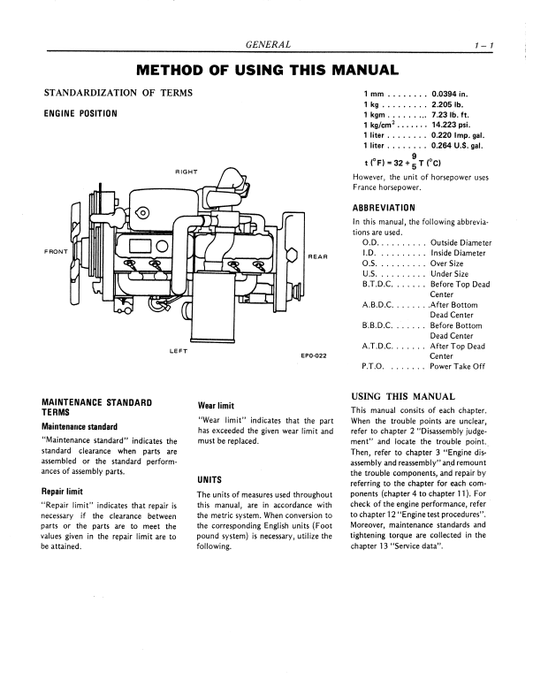 Manual de Reparación Motor Nissan PD6 and PD6T Diesel
