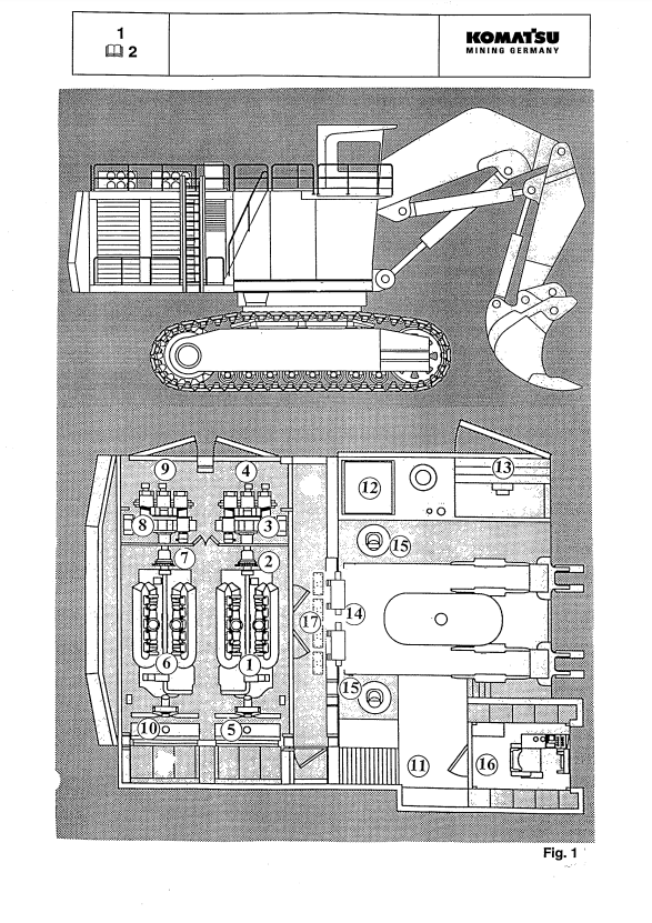 Manual de Reparación Pala Minera Komatsu PC8000