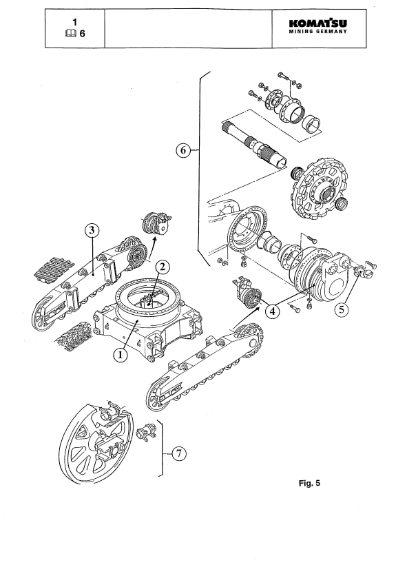 Manual de Reparación Pala Minera Komatsu PC8000