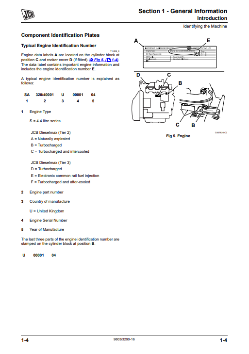 Manual de Reparación Retroexcavadora JCB 3C 3CX 4CX