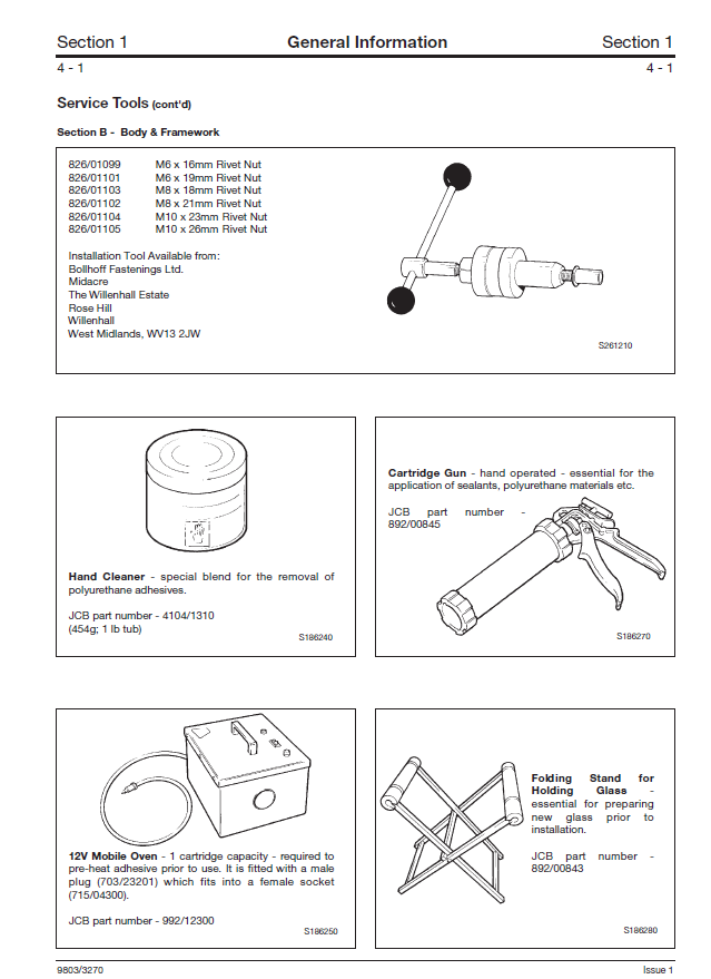 Manual de Servicios Retroexcavadora JCB 3CX, 4CX, 214, 215, 217 Y Variantes