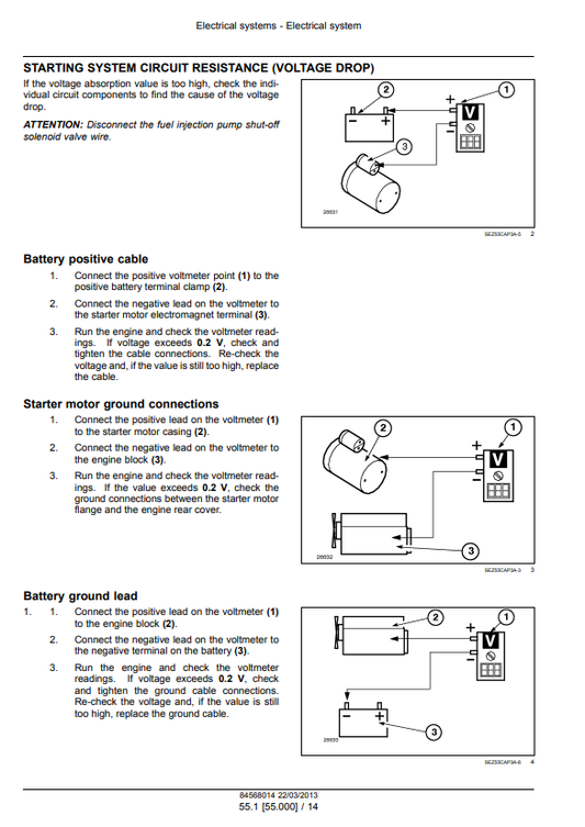Manual de Reparación Sistema Eléctrico Tractor New Holland T5.95, T5.105, T5.115
