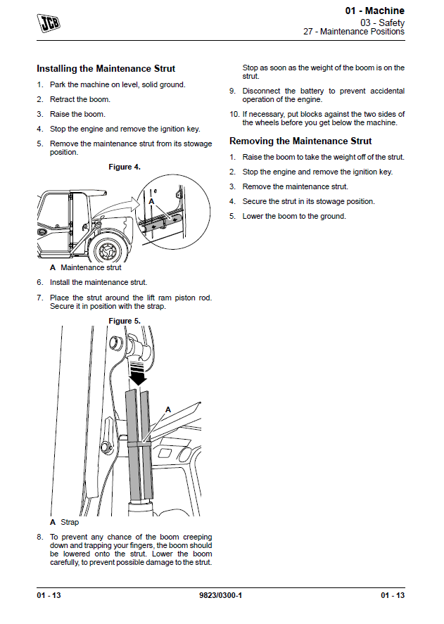 Manual de Reparación Telehandler JCB 505-20