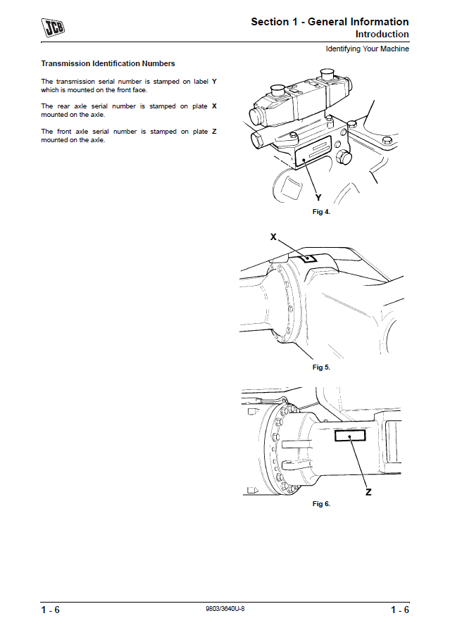 Manual de Reparación Telehandler JCB 506C, 506CHL, 508C