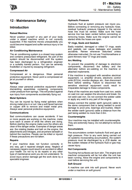 Manual de Reparación Telehandler JCB 530-110, JCB 530-70