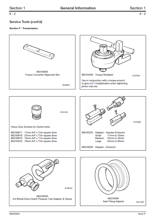 Manual de Reparación Telehandler JCB Series 520-50, 525-50, 525-50s