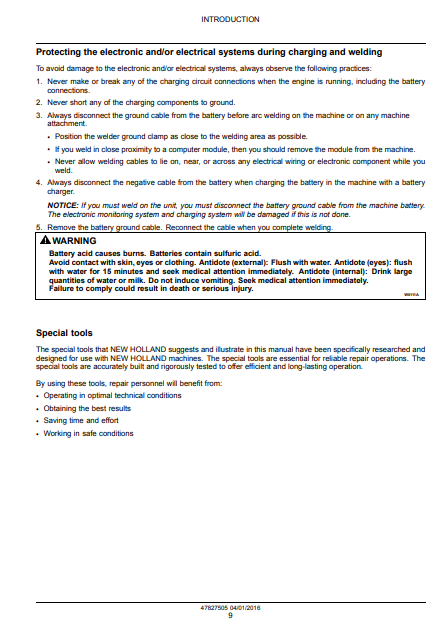 Manual de Reparación Tractor Boomer 24 New Holland