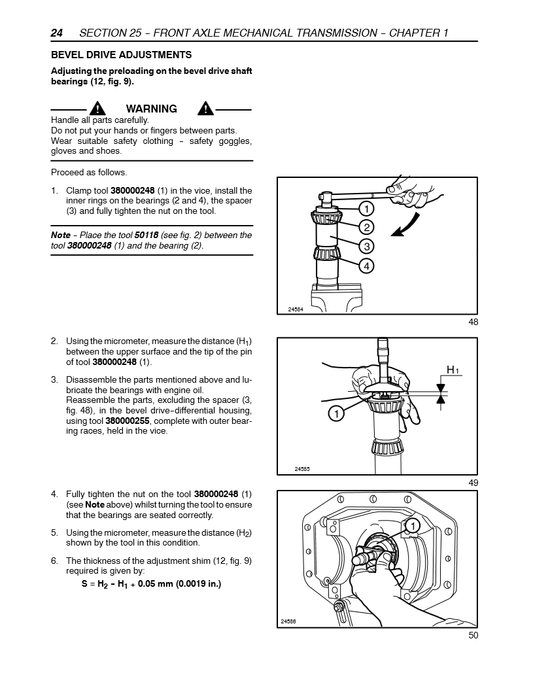 Manual de Reparación Tractor Estandar New Holland T4020, T4030, T4040, T4050