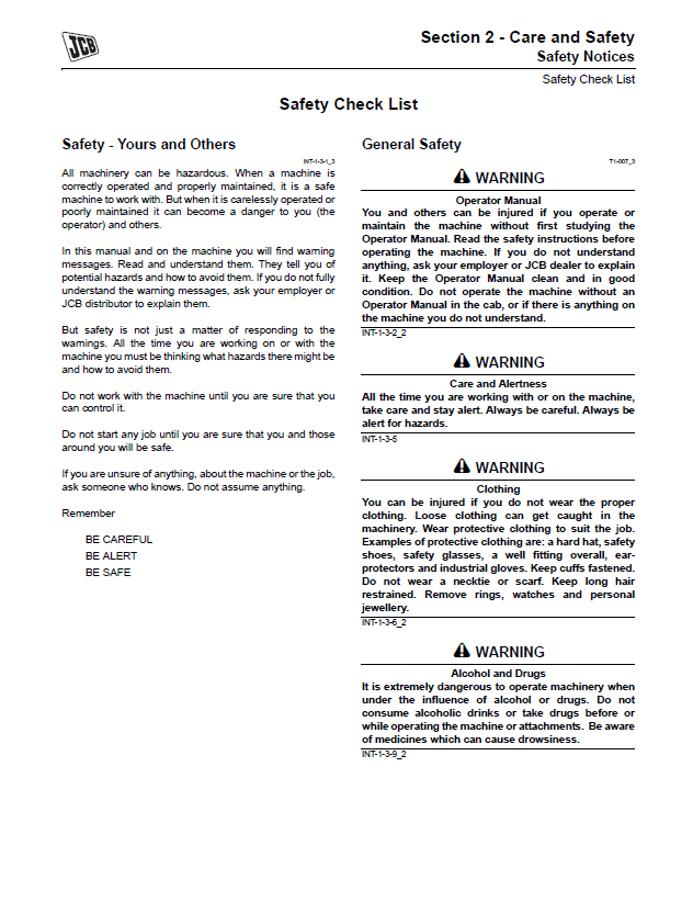 Manual de Reparacion Tractor JCB 323, JCB 327 HST