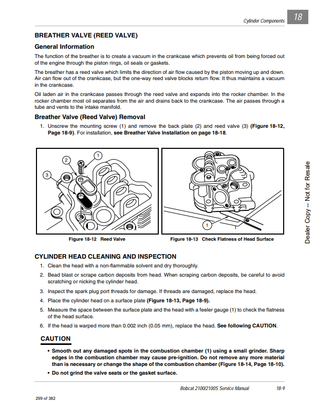 Manual de Reparación Vehiculos Utilitarios Bobcat 2100, 2100S