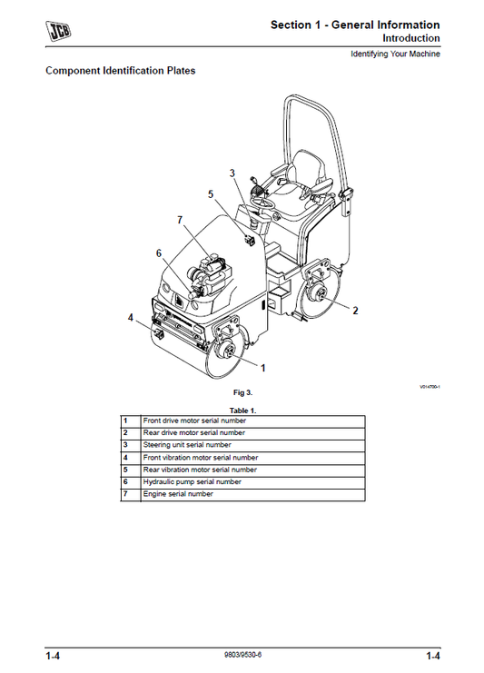 Manual de Reparación Vibrocompactador JCB VMT160 VMT260 Tier 2 y Tier 4