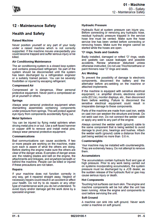 Manual de Reparación del Eje JCB SD 55