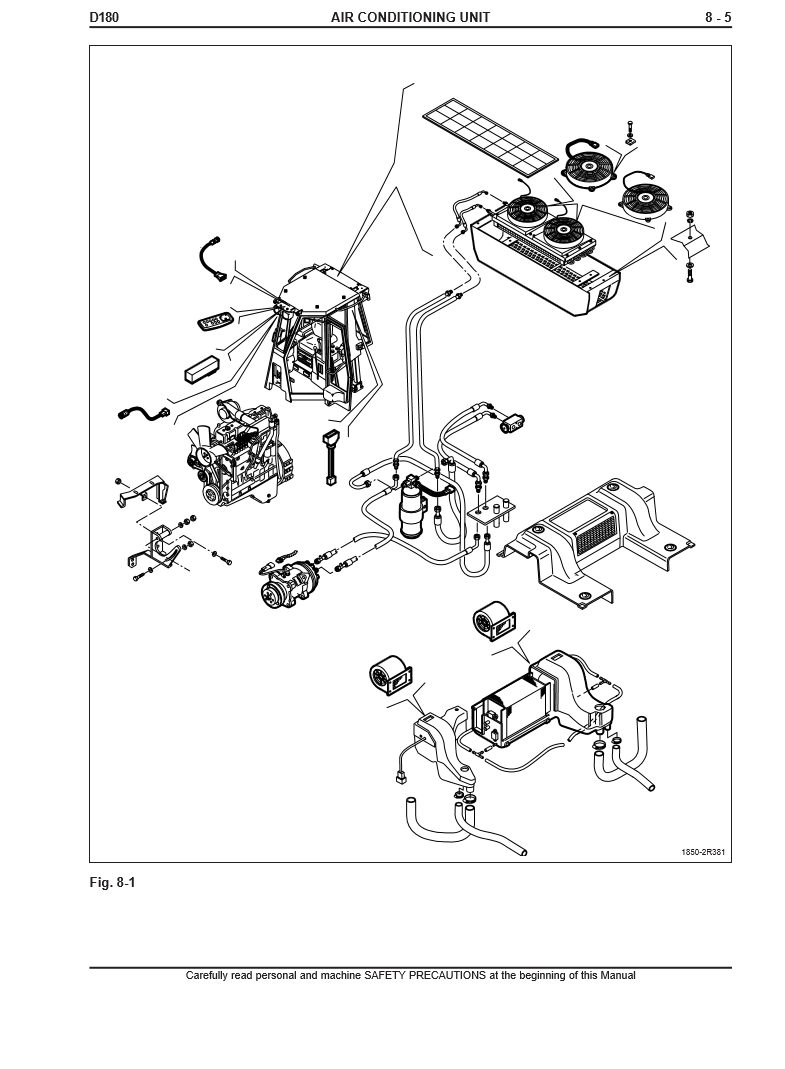 Manual de Servicio Bulldozer New Holland D180