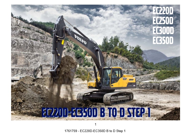 Manual de Servicio Excavadora Volvo EC220D, EC250D, EC300D, EC350D