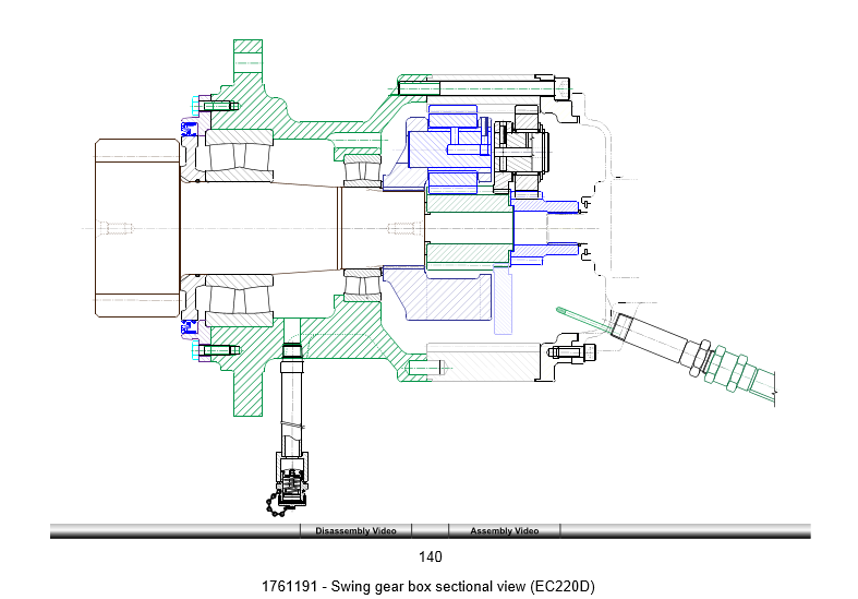 Manual de Servicio Excavadora Volvo EC220D, EC250D, EC300D, EC350D