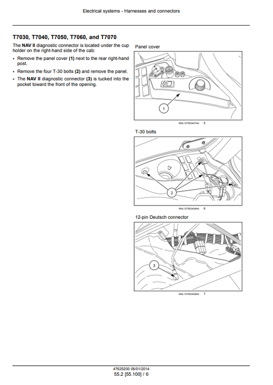 Manual de Servicio de Navegación y Guiado Automático IntelliView III, IntelliView IV, IntelliView Plus II de New Holland