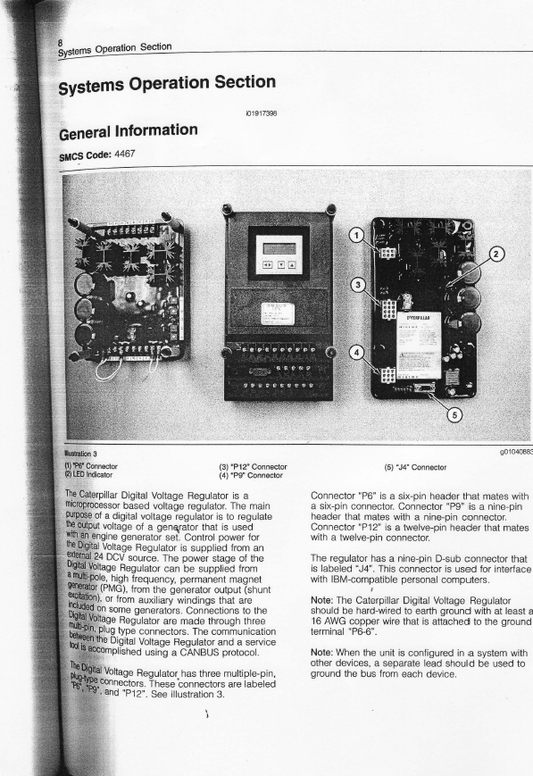 Manual de Servicio del Regulador de Voltaje Digital Caterpillar