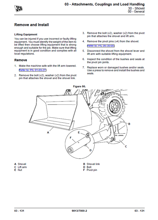 Manual de Servicios - Operador Cargador JCB 3CX 4CX 5CX